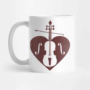 violin love instrumental Mug